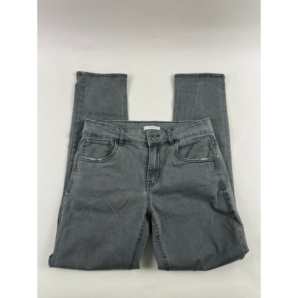 Maurices Jeans Women's Size 1/2 REG Gay Med Wash Mid Waisted Skinny Pants
